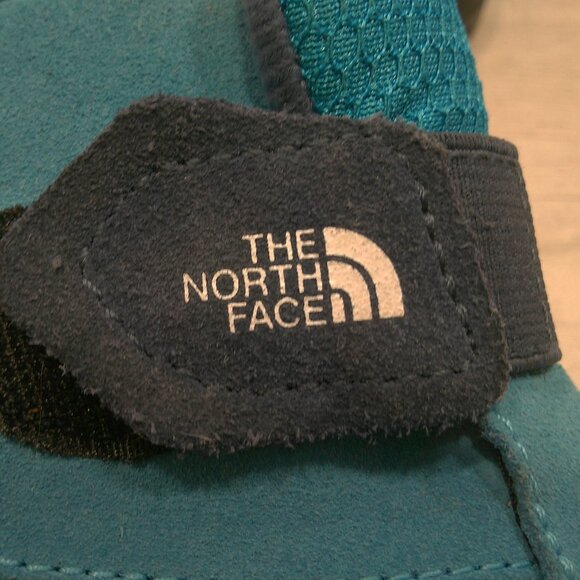The North Face Toddler Alpenglow II Blue Suede Waterproof Snow Winter boots SZ 7 - Picture 4 of 11